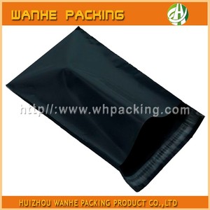 Estándar de gran tamaño negro exterior y interior negro correo Poly bolsas de plástico de embalaje de la camisa - Product Image 1