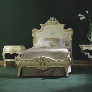 Rococò francese di stile super per bambini in legno <span class=keywords><strong>letto</strong></span> <span class=keywords><strong>singolo</strong></span> camera da <span class=keywords><strong>letto</strong></span> di design mobili - Product Image 2