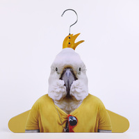 Cintre pour vêtements d'animaux en carton recyclé écologique au design mignon en forme d'animal - Support pour enfants