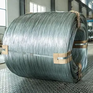 Precio más bajo Recubierto de zinc Alambre de <span class=keywords><strong>hierro</strong></span> de acero galvanizado de bajo carbono Fábrica China 0,5-5,0mm para cable de armadura - Product Image 1