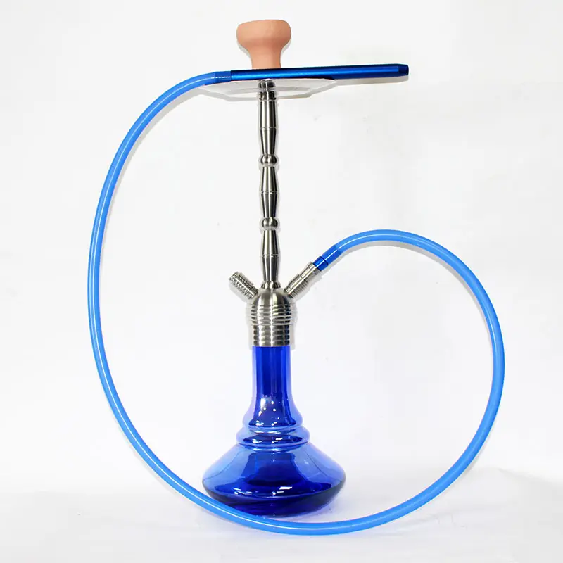 Narguilé de vidro woyu shisha de aço inoxidável 304