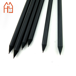 Crayon en <span class=keywords><strong>bois</strong></span> noir de haute qualité, usine, vente en gros, Logo personnalisé, sans <span class=keywords><strong>gomme</strong></span> - Product Image 6