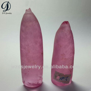 Sintético 2# en bruto ruby de zafiro rosa de piedra sin cortar el precio - Product Image 1