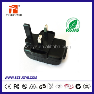 Alibaba en español OEM 5 v 2a adaptador de corriente usb con ee.uu. / reino unido / AU / EU opcional enchufe - Product Image 1