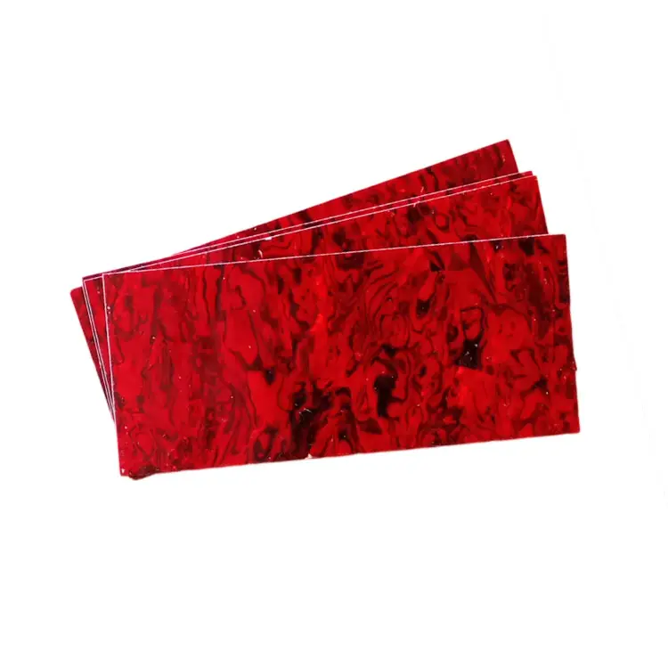 Yeni tasarım kırmızı deniz kabuğu dekorasyon anne inci kabuk kağıt