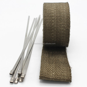 <span class=keywords><strong>Cinta</strong></span> Aislante de <span class=keywords><strong>Escape</strong></span> de Titanio Resistente al Calor, Material Ignífugo, Fabricante Chino - Product Image 4