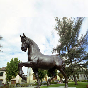 Gran jardín al aire libre de arte deco riproduzioni arte del metal del caballo de bronce - Product Image 4