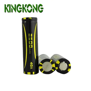 KINGKONG Giá Rẻ Giá Mạnh Mẽ Điện Lithium Có Thể Sạc Lại ion 3.7V 18650 2500mAh 40A pin