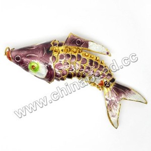 2015 cloisonne encantos <span class=keywords><strong>de</strong></span> pescado encanto colgantes y <span class=keywords><strong>amuletos</strong></span> para collar - Product Image 2