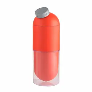 100% Food Grade Corn Capsule Shaped Bottle Biodegradable Plastic Water Bottle