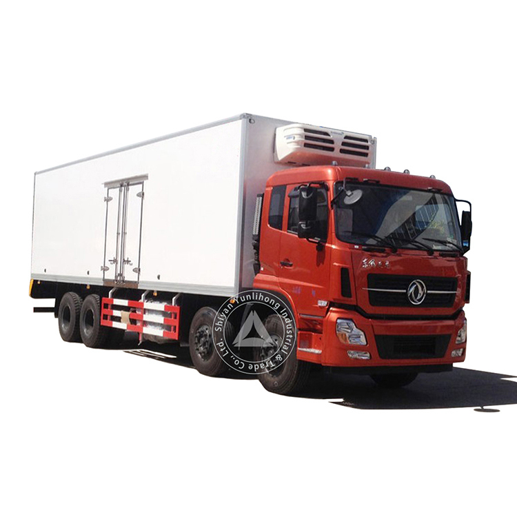Dongfeng 8X4 340Hp 59.2Cbm 18 тонн Heavy Duty сложных дорожных условий холодильник морозильник ван грузовой автомобиль