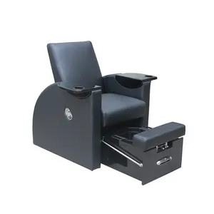 Không Có Hệ Thống Nước Footsie Spa Pedicure Chair/BR Beauty Mona Lisa Pedicure Chair-Đen