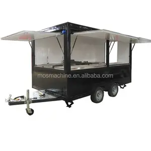 3.5 m Getrokken nieuwe ontwerp mobiele voedsel trailer/fast food winkelwagen/street food truck