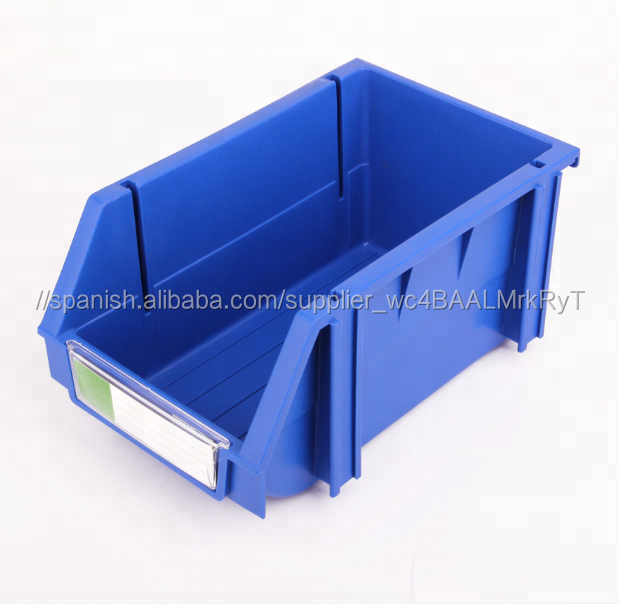 Durable plástico apilable Tote Bin para artículos recoger (PK004)