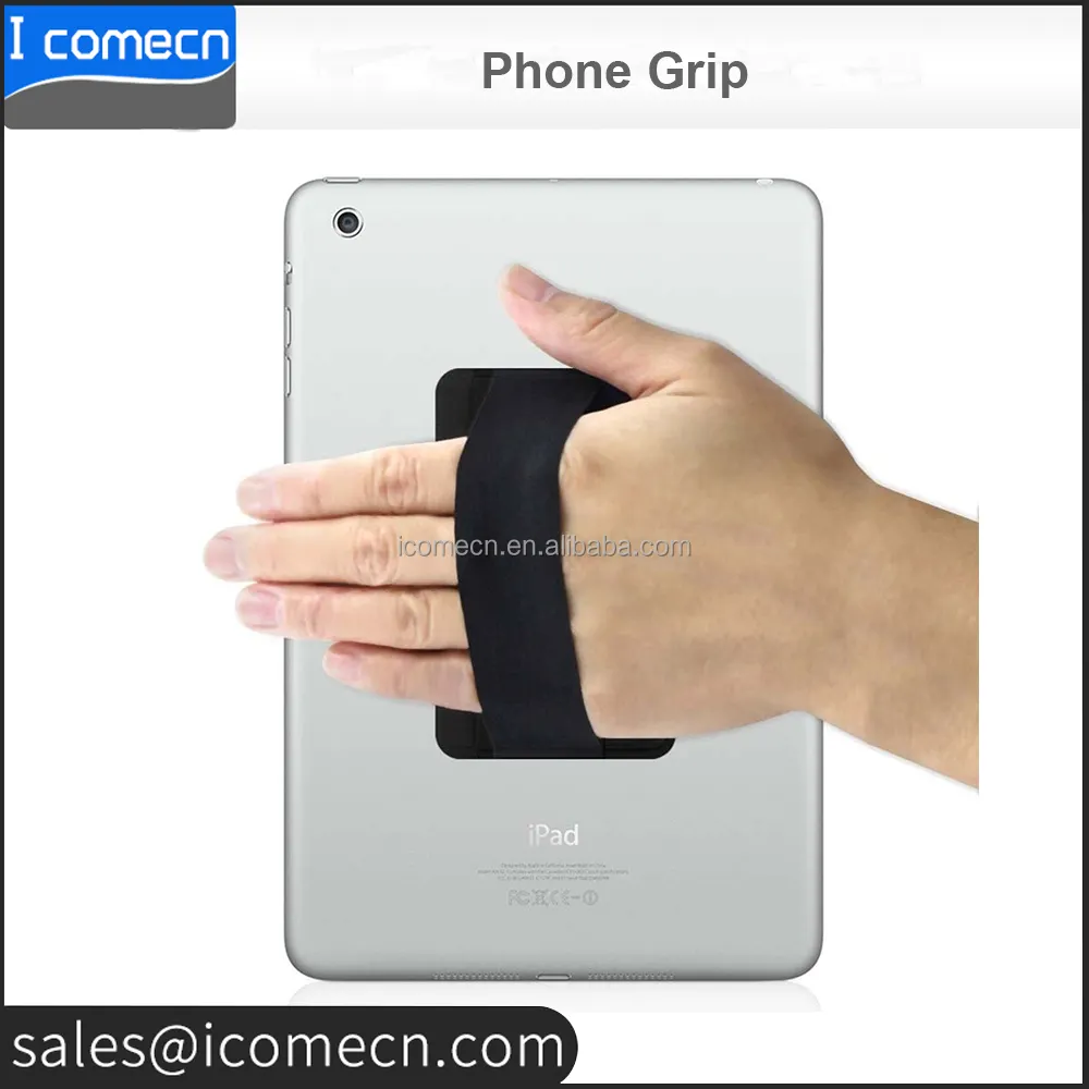 one hand finger sling strap grip mobil phone holder for smart phone