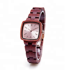 OEM-Reloj de pulsera de madera para mujer, accesorio de pulsera resistente al agua con logotipo personalizado, de alta calidad - Product Image 2