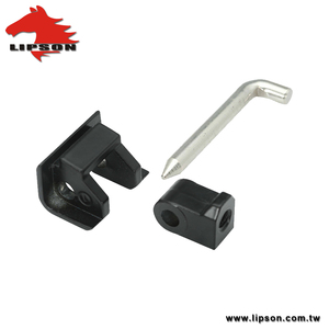 Bisagra de montaje en esquina para armario eléctrico con pasador inoxidable, capa negra de fundición a presión de zinc, bisagras de pivote - Product Image 2