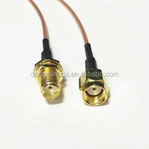 WIFI antenna adapter SMA female to RP SMA male plug RF coax cable RG178 15cm (4)