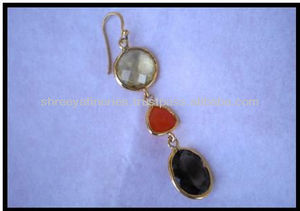 Spiral <b>Brass</b> Feather Earrings Handmade Tribal Earrings Feather <b>Jewellery</b> - Product Image 4