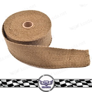 Accesorios del Exterior del coche de 1000 Grados 2 ''x 10 m Escape Aislante Wrap de Titanio - Product Image 1