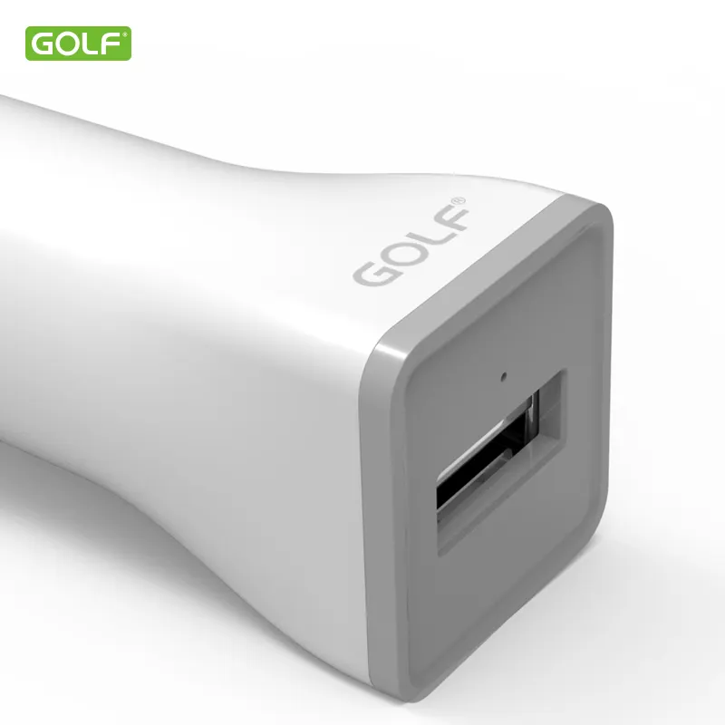 Grosir Port Pengisian Daya USB Tunggal GOLF Kualitas Tinggi Cocok untuk Semua Perangkat Ponsel Pengisi Daya Mobil untuk Adaptor Mobil