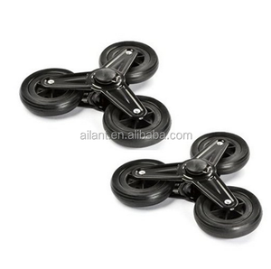 6ล้อบันไดปีนเขากลิ้งพับรถเข็นช้อปปิ้งอลูมิเนียมรถเข็น - Product Image 2