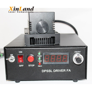 532nm ทางไกลเลเซอร์สีเขียว DPSS โมดูล1วัตต์2วัตต์การเผาไหม้เลเซอร์