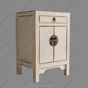 Mobili cinesi in legno antico comodino antico TB2 - Product Image 3