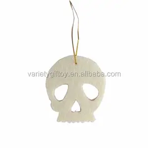 Vilten Schedel Ophangen Ornament Voor Halloween Decoratie