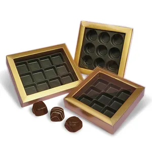 Bulk Godiva Chocolade Truffel Bedekt Aardbei Voedsel Zoete Doos Verpakking Met Plastic Clear Mouw En Blister Trays Dubai