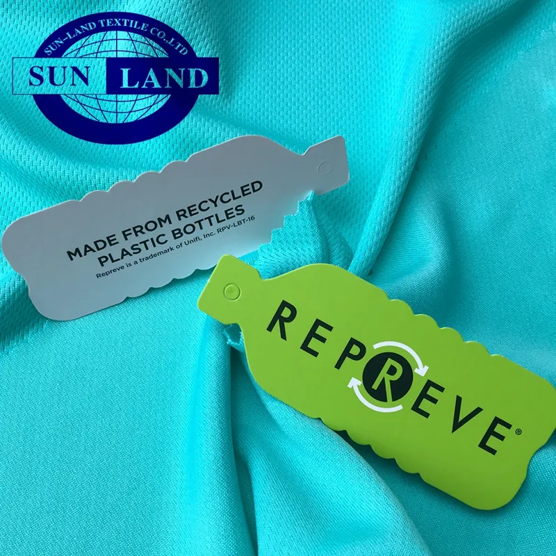 USA Unifi recycled Repreve RPET eco friendly 100% polyester weft knitting bird eye mesh clothing