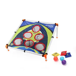 Mejor regalo de los niños al aire libre deporte 6 sacos de arena juego con bolsa de arena