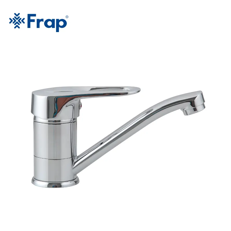Frap UPC صنبور مياه للمطبخ بمقبض واحد صنبور 360 تدوير <span class=keywords><strong>الكروم</strong></span> الانتهاء من المياه الباردة والساخنة خلاط F4504