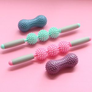 Venta caliente Venta al por mayor Yoga <span class=keywords><strong>Stick</strong></span> <span class=keywords><strong>Spiky</strong></span> <span class=keywords><strong>Ball</strong></span> Hedgehog <span class=keywords><strong>Ball</strong></span> Relax Muscle <span class=keywords><strong>Roller</strong></span> <span class=keywords><strong>Massage</strong></span> <span class=keywords><strong>Stick</strong></span> - Product Image 4