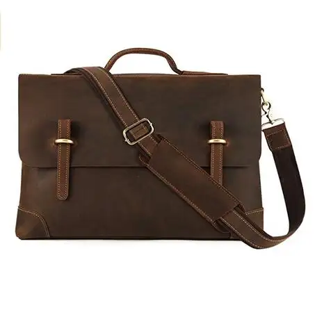 Boshiho soft vintage case for leather brown laptop