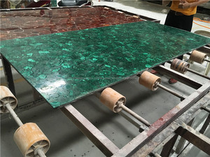 Naturel Semi <span class=keywords><strong>Pierre</strong></span> Précieuse <span class=keywords><strong>Malachite</strong></span> Carreaux de mur Pour Intérieur et Décoration pour <span class=keywords><strong>La</strong></span> Maison - Product Image 3