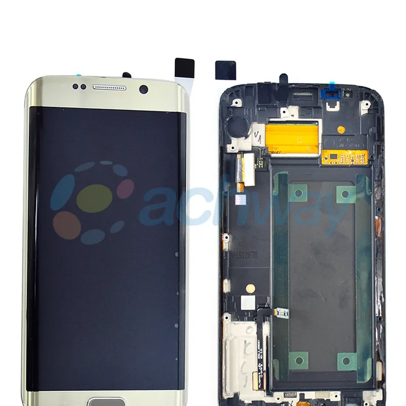 Wholesale LCD Display S6 edge G925 For Samsung Galaxy S6 Edge LCD Screen with Touch Digitizer Spare Parts