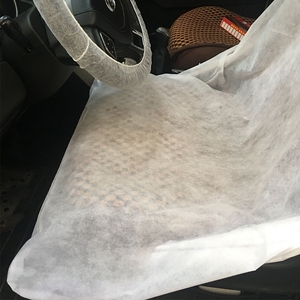Muestra libre whoelsale barato desechable no <span class=keywords><strong>tejido</strong></span> polvo cubierta del <span class=keywords><strong>volante</strong></span> del coche - Product Image 4