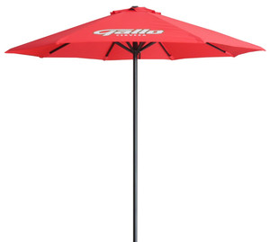 Sombrilla Plegable Impermeable para Jardín, de Gran Tamaño, 2.5x2.5m, 3x3m, 4x4m, con Impresión Personalizada para Uso en Hoteles y Hospitales, Muebles de Exterior - Product Image 1