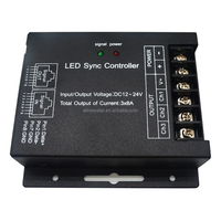 Contrôleur de température de couleur LED sans fil RF à 5 touches, panneau tactile, DC 12-24V, sortie 2 canaux, variateur, 6A/CH, max 384W