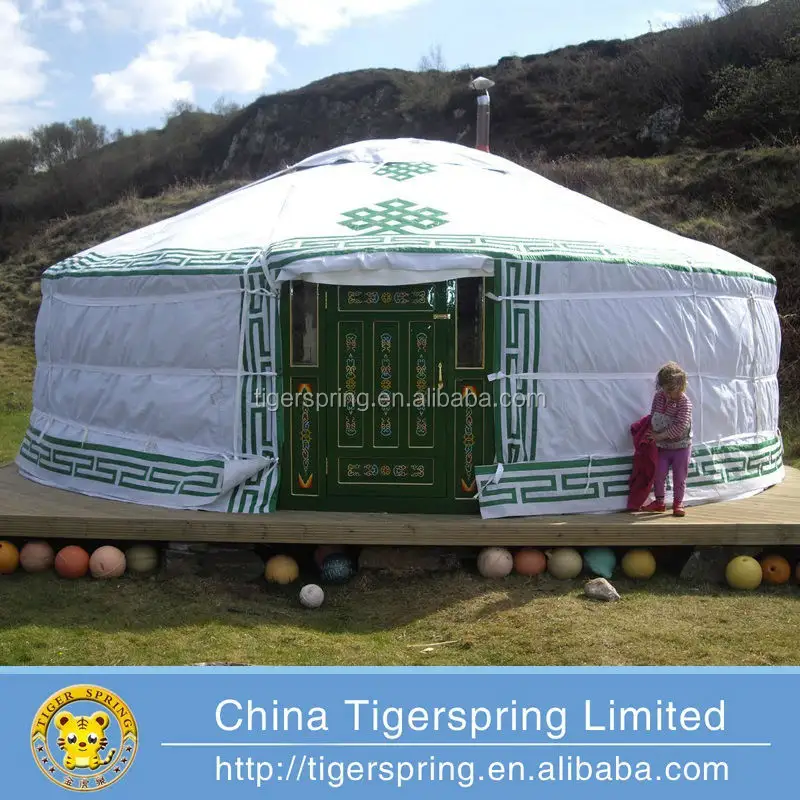 cinese tradizionale mongolo tenda yurta