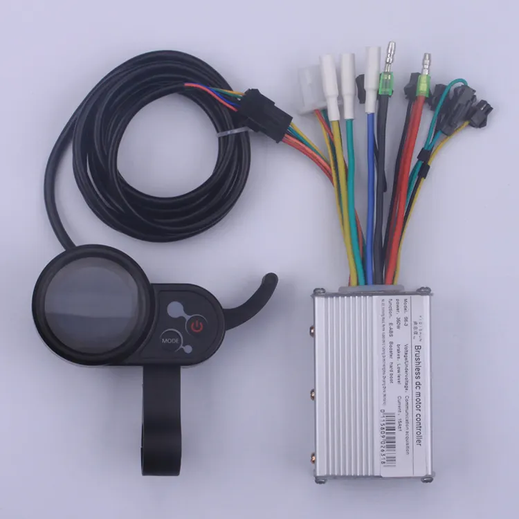 BLDC motor controller and color screen lcd display set