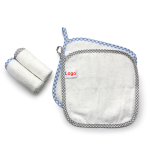 Chine Vente en gros Serviette à capuche en fibre de bambou souple Tissu éponge à séchage rapide Débarbouillette pour bébé pour salles de bain - Product Image 5