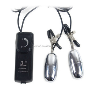 High Pleasure Adult Flirting Product Electric <strong>Vibrating</strong> Bullets Stimulating <strong>Nipple</strong> Clips <strong>Nipple</strong> <strong>Clamps</strong> - Product Image 1