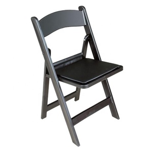 HE-087,Resin or Wood Gladiator <strong>Chair</strong> Wimbledon <strong>Chair</strong> Wood <strong>Folding</strong> Wedding <strong>Chair</strong> With Seat Pad - Product Image 2