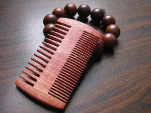 Conception chaude bois barbe double cheveux peigne à <span class=keywords><strong>poux</strong></span> - Product Image 6