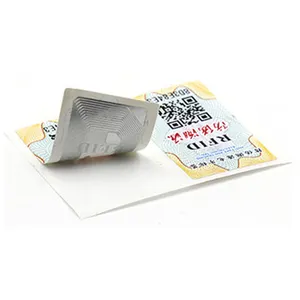 안티 가짜 자기 파괴 탬퍼 증거 nfc 안테나 칩 태그 일회용 rfid 태그 rfid 라벨