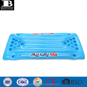Table de Beer Pong gonflable personnalisée avec 24 porte-gobelets, flotteur de piscine en vinyle, jeu de <span class=keywords><strong>boisson</strong></span> aquatique, <span class=keywords><strong>radeau</strong></span> de détente pour adultes - Product Image 3