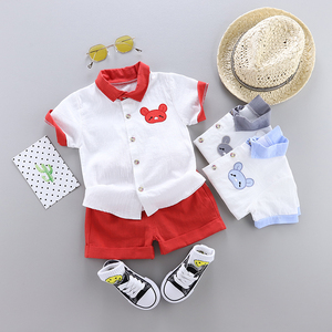 Camisa con cuello para niños, ropa de manga corta de verano, a la moda, venta al por mayor, 2019 - Product Image 6