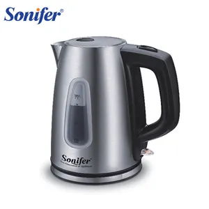 Sonifer SF-2037 bollitore elettrico con filtro per l'acqua in acciaio inossidabile per uso domestico all'ingrosso da 1,7 litri con base riscaldante